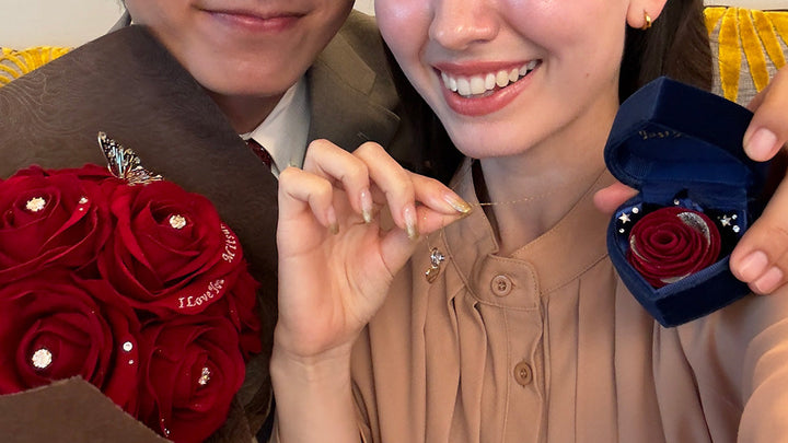 プロポーズに贈る12本のバラ｜ダズンローズの意味と箱パカ演出