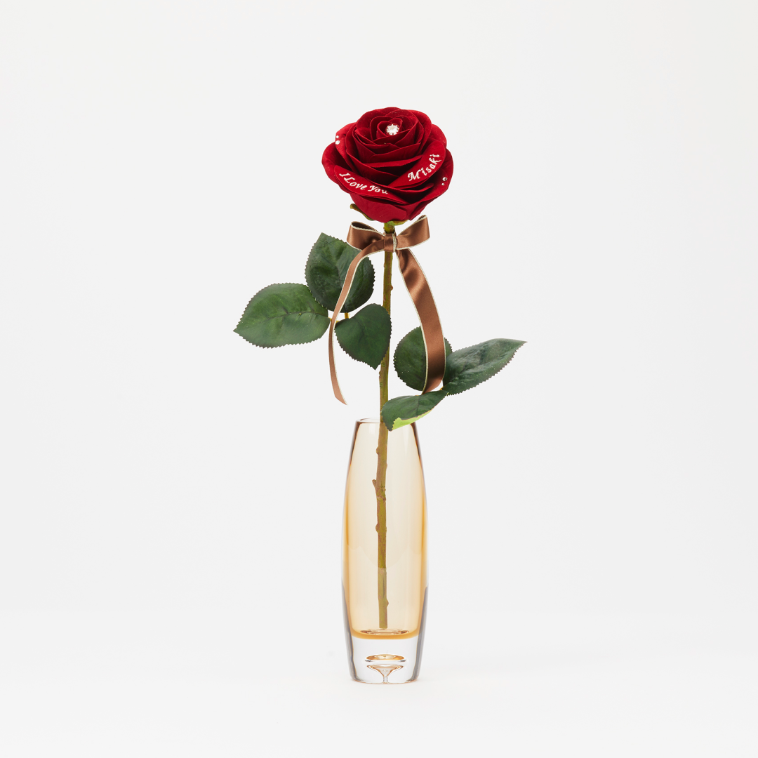 誕生日・プロポーズは1本の赤バラと花瓶セット MERIA ROOM 誕生日・プロポーズは1本の赤バラと花瓶セット MERIA ROOM