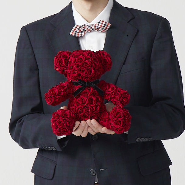 365輪のバラ製テディベア　ローズベア 誕生日・プロポーズは365輪のバラ製テディベア ローズベア MERIA ROOM