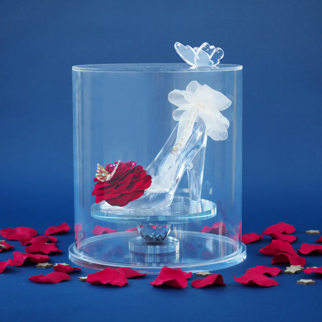 誕生日・プロポーズは赤バラのシンデレラのガラスの靴 プリンセス ...