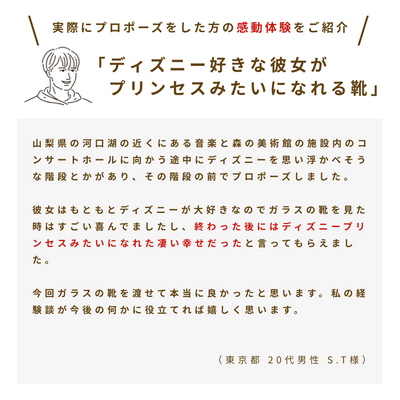 シンデレラのガラスの靴　プリンセスローズ