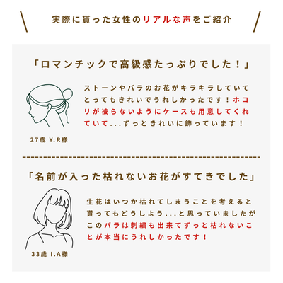 枯れないバラ《花束人気No.1》12本の赤バラ花束とガラス花瓶セット ‐full‐