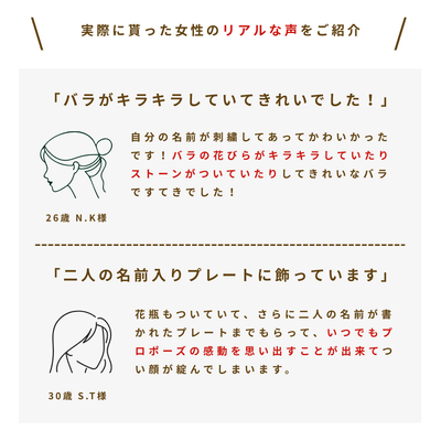 《限定》1本の赤バラと花瓶セット ホワイトボックス