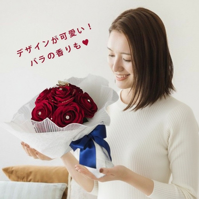 貰ったときの笑顔を想像して、世界に1つのバラを作ってあげてくださいね